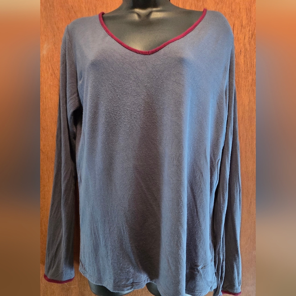 Hippie Chic Soft Tiel Long Sleeve Women's Top SzM